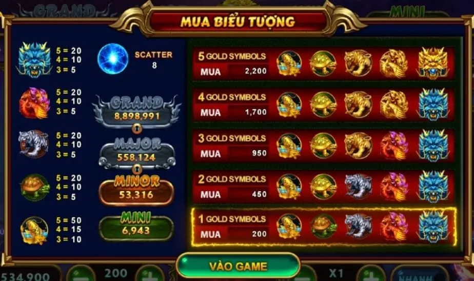 Nổ Hũ 4 Thần Thú Bj88 Cổng Game Nổ Hũ Hấp Dẫn Vui Nhộn 4 Các sự kiện hấp dẫn của 4 thần thú